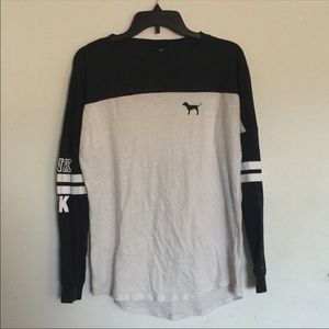 Victoria Secret PINK Open Back Long Sleeve Top